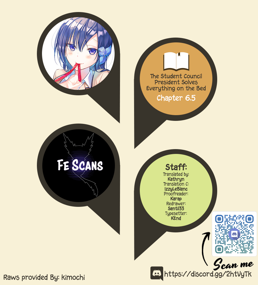 The Student Council President Solves Everything on the Bed Chapter 6.5 page 1 - Chapter 6.5