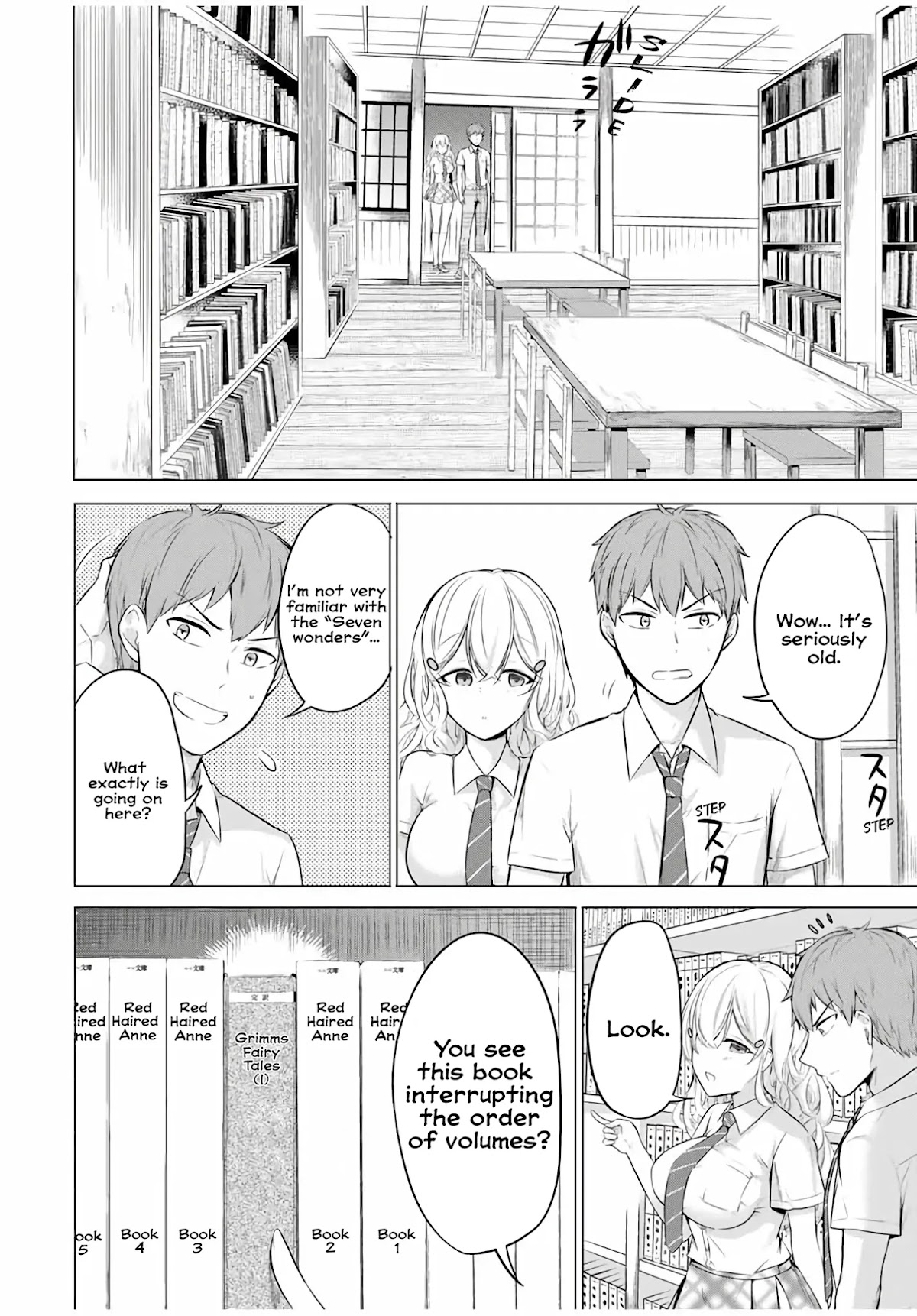 The Student Council President Solves Everything on the Bed Chapter 7.1 page 5 - Chapter 7.1: Unordered Bookshelves ①