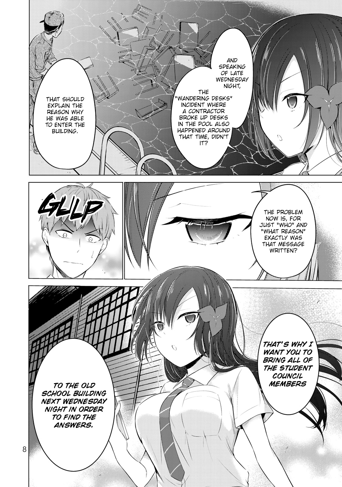 The Student Council President Solves Everything on the Bed Chapter 9 page 11 - Chapter 9: The door in the Old School Building