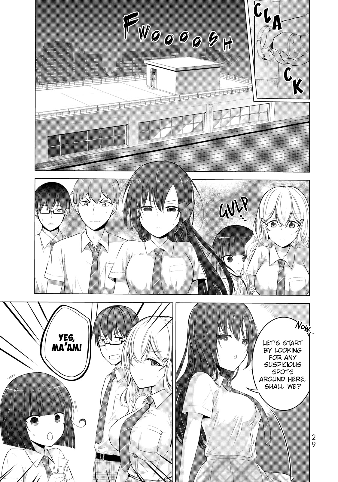 The Student Council President Solves Everything on the Bed Chapter 9 page 32 - Chapter 9: The door in the Old School Building
