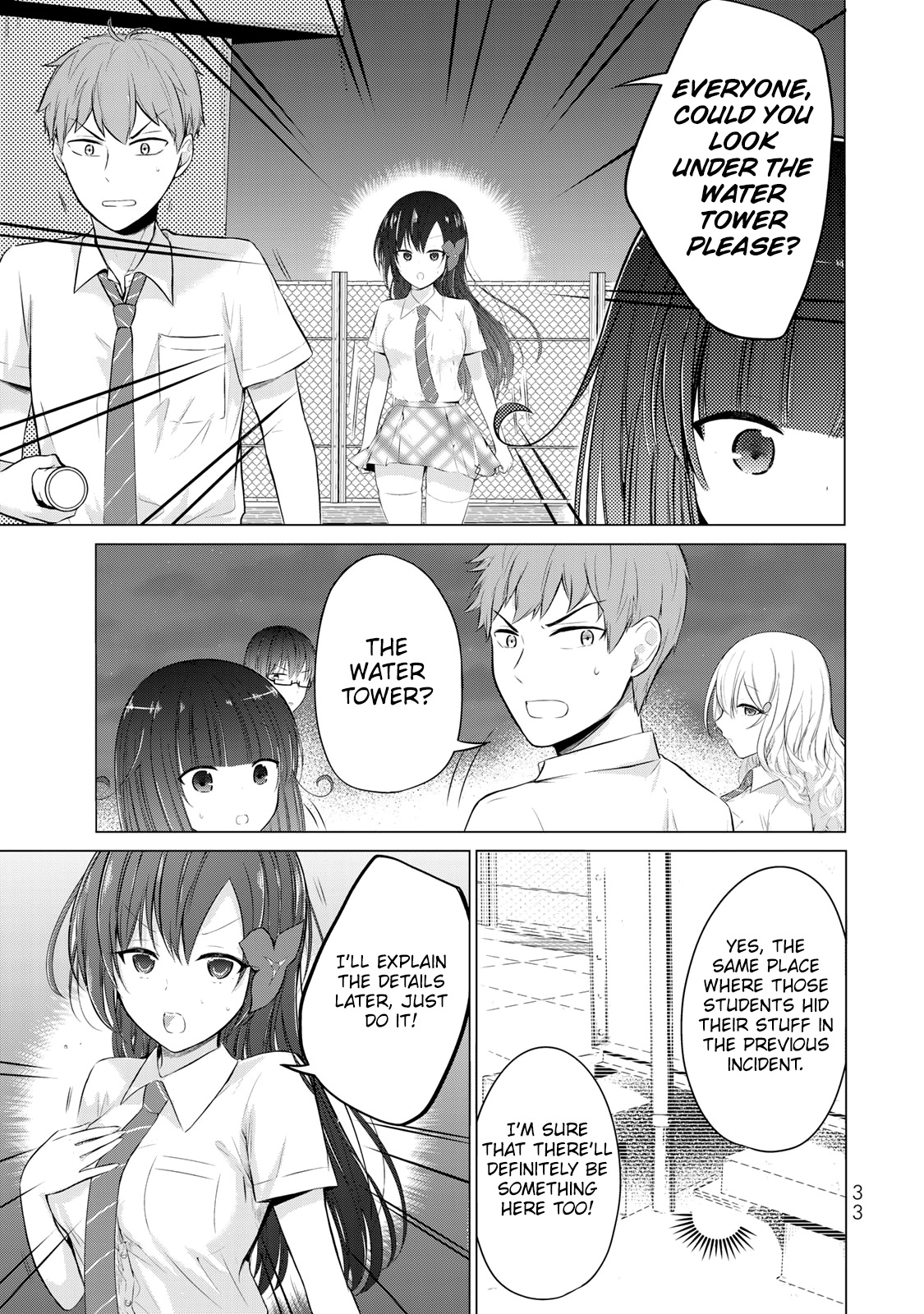The Student Council President Solves Everything on the Bed Chapter 9 page 36 - Chapter 9: The door in the Old School Building