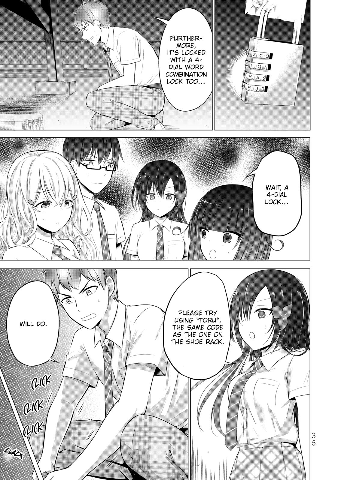 The Student Council President Solves Everything on the Bed Chapter 9 page 38 - Chapter 9: The door in the Old School Building