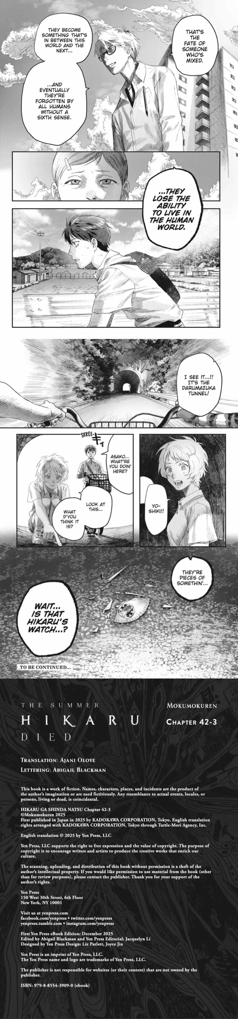The Summer Hikaru Died Chapter 42.3 page 3 - Chapter 42: Part 3