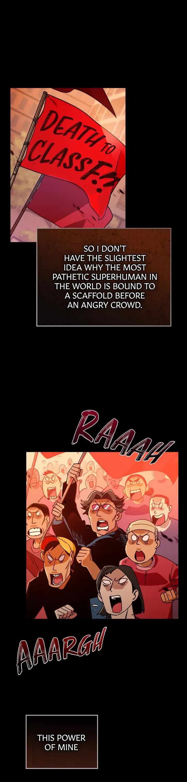 The Superheroes of Class F Chapter 0 page 3 - Prologue
