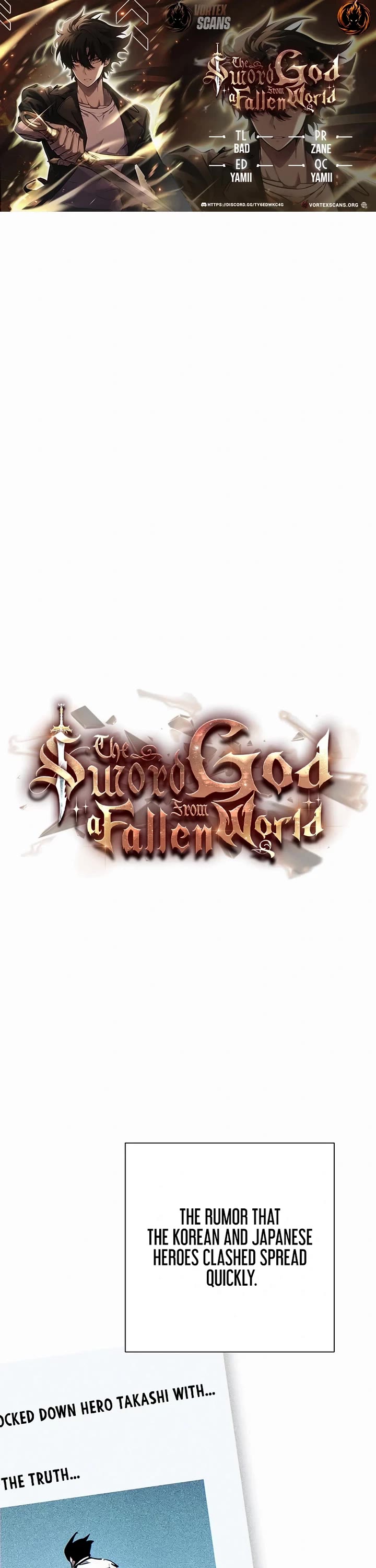 The Sword God From the Destroyed World Chapter 32 page 1 - Chapter 32