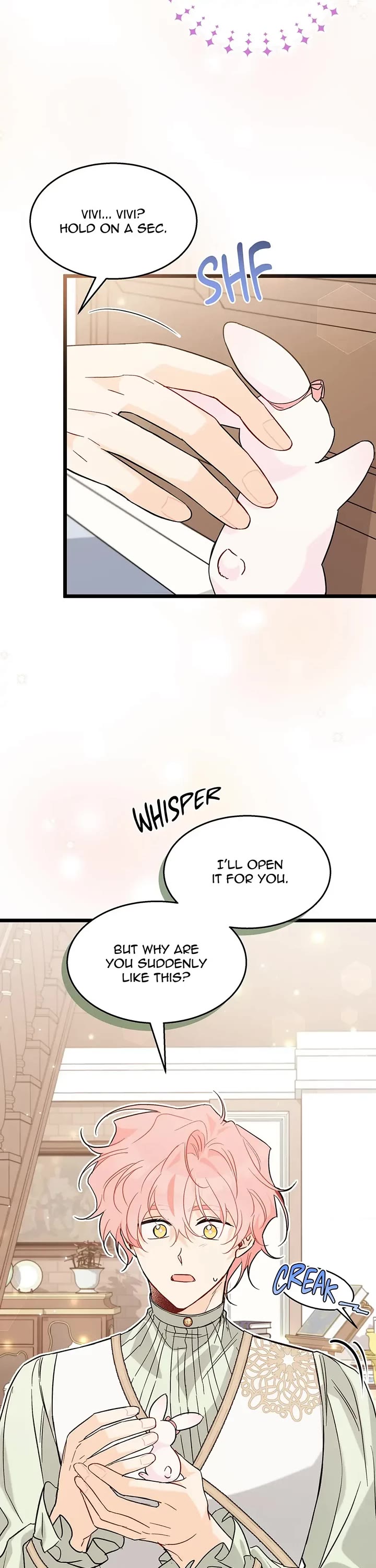 The Symbiotic Relationship Between a Rabbit and a Black Panther Chapter 101 page 11 - Chapter 101: Why can't you speak rabbit?! GAH!