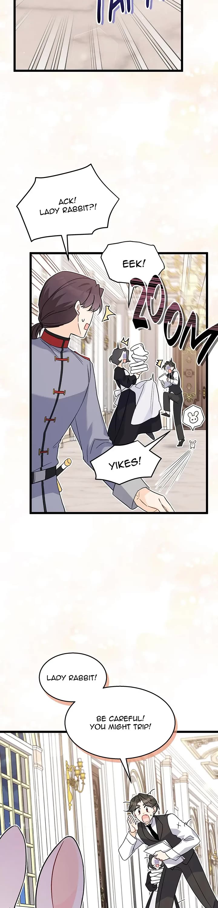 The Symbiotic Relationship Between a Rabbit and a Black Panther Chapter 101 page 22 - Chapter 101: Why can't you speak rabbit?! GAH!