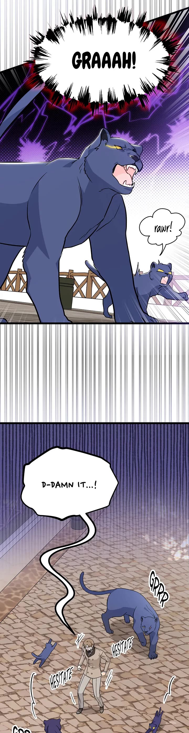 The Symbiotic Relationship Between a Rabbit and a Black Panther Chapter 146 page 14 - Chapter 146: rawr! scary! attack! grrrrr!