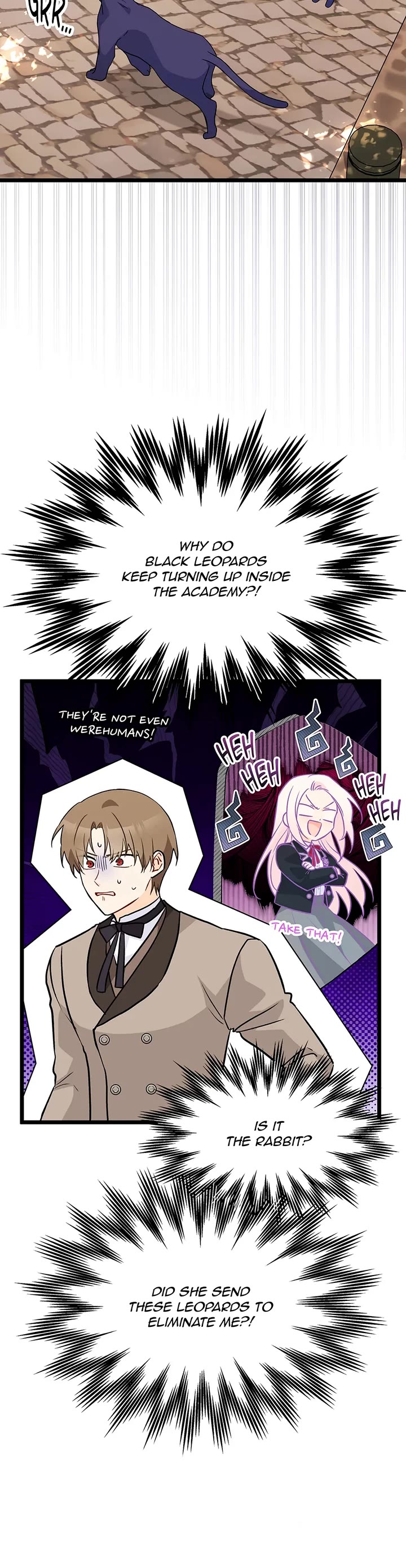 The Symbiotic Relationship Between a Rabbit and a Black Panther Chapter 146 page 15 - Chapter 146: rawr! scary! attack! grrrrr!