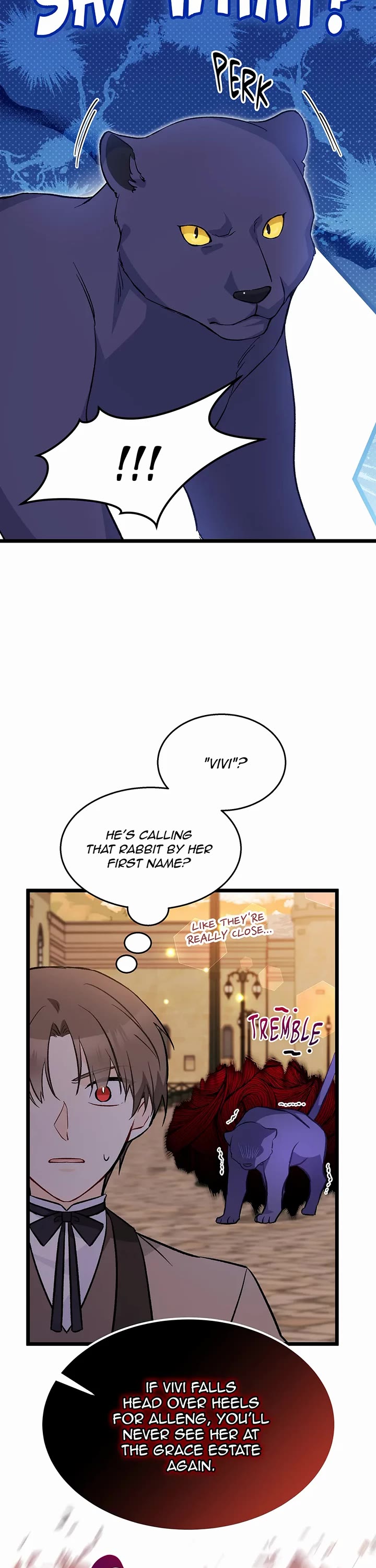 The Symbiotic Relationship Between a Rabbit and a Black Panther Chapter 146 page 21 - Chapter 146: rawr! scary! attack! grrrrr!