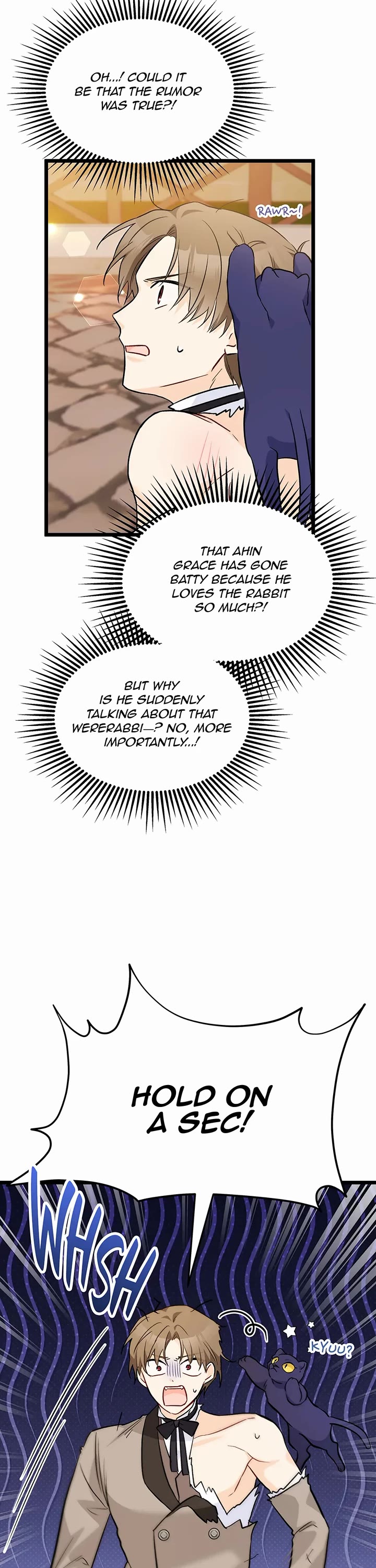 The Symbiotic Relationship Between a Rabbit and a Black Panther Chapter 146 page 28 - Chapter 146: rawr! scary! attack! grrrrr!