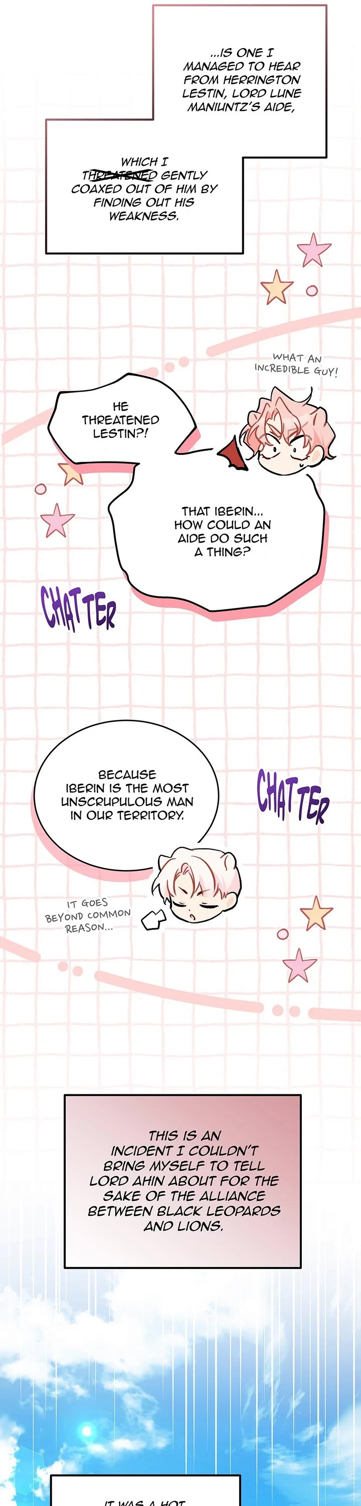The Symbiotic Relationship Between a Rabbit and a Black Panther Chapter 191 page 3 - Chapter 191: Side Story 21: Iberin Causing Loss of Mane Volume