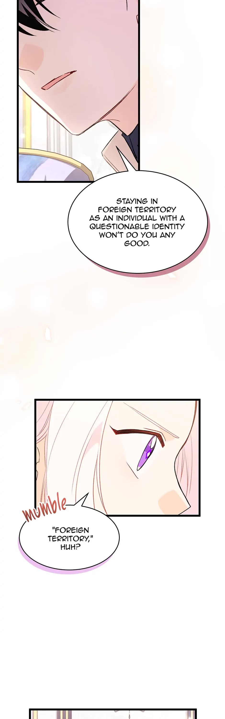 The Symbiotic Relationship Between a Rabbit and a Black Panther Chapter 77 page 17 - Chapter 77: Lune... Your Pink is Showing T_T