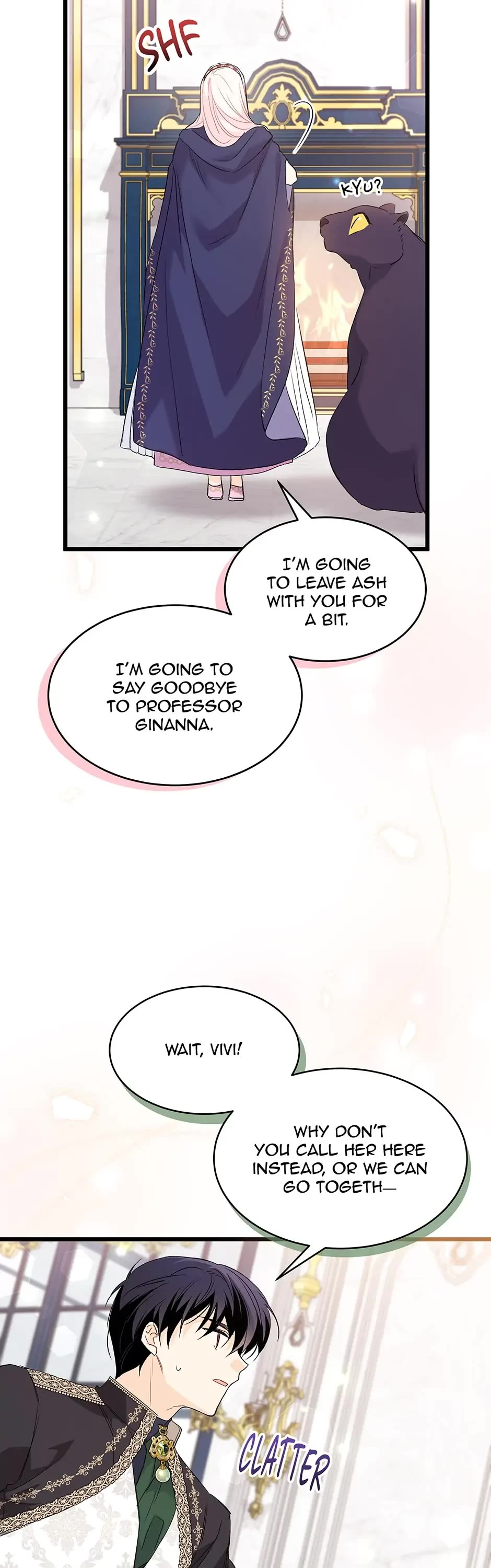 The Symbiotic Relationship Between a Rabbit and a Black Panther Chapter 77 page 18 - Chapter 77: Lune... Your Pink is Showing T_T