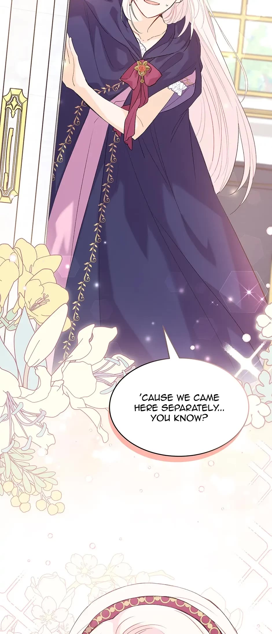 The Symbiotic Relationship Between a Rabbit and a Black Panther Chapter 77 page 25 - Chapter 77: Lune... Your Pink is Showing T_T