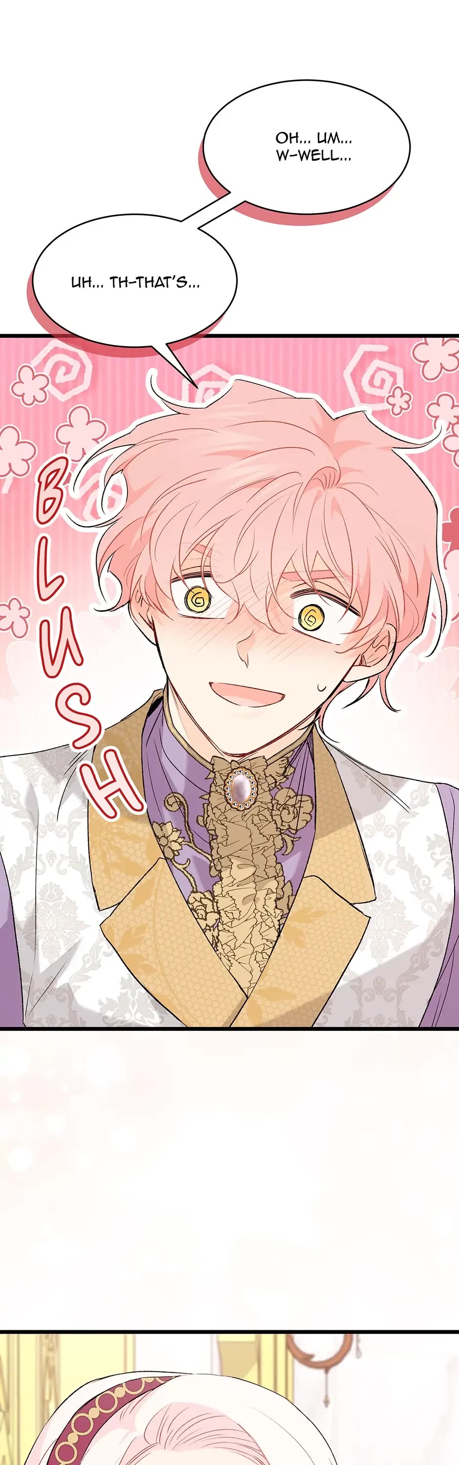 The Symbiotic Relationship Between a Rabbit and a Black Panther Chapter 77 page 51 - Chapter 77: Lune... Your Pink is Showing T_T