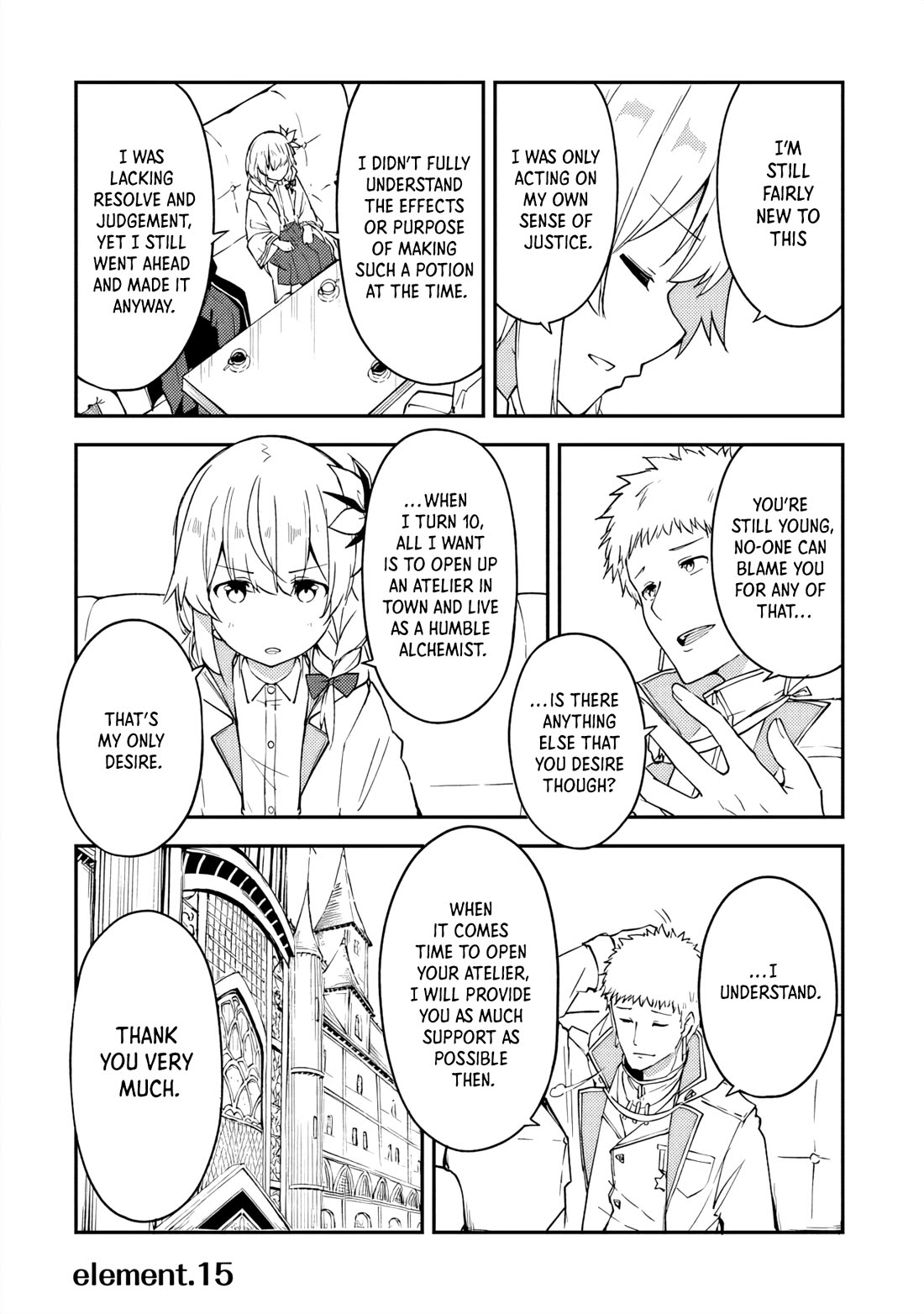 The Tale of a Little Alchemist Blessed by the Spirits Chapter 14 page 18 - Chapter 14: Duty and Determination