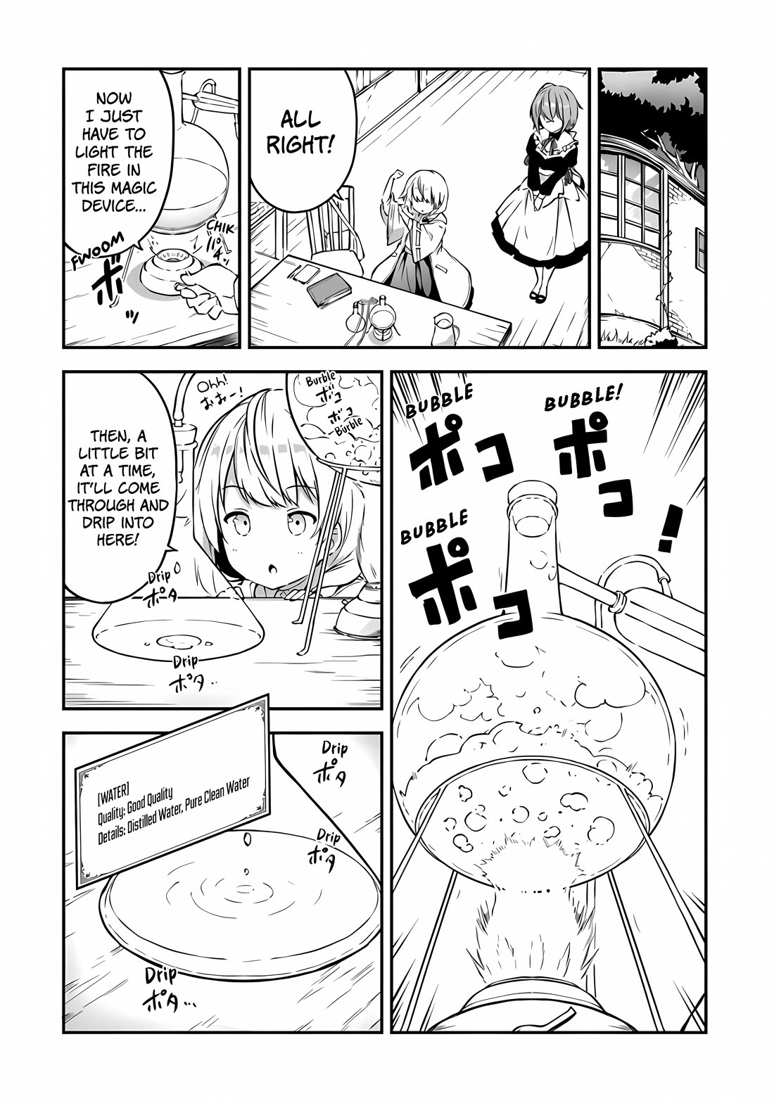 The Tale of a Little Alchemist Blessed by the Spirits Chapter 2 page 10 - Chapter 2: Let's brew a potion!