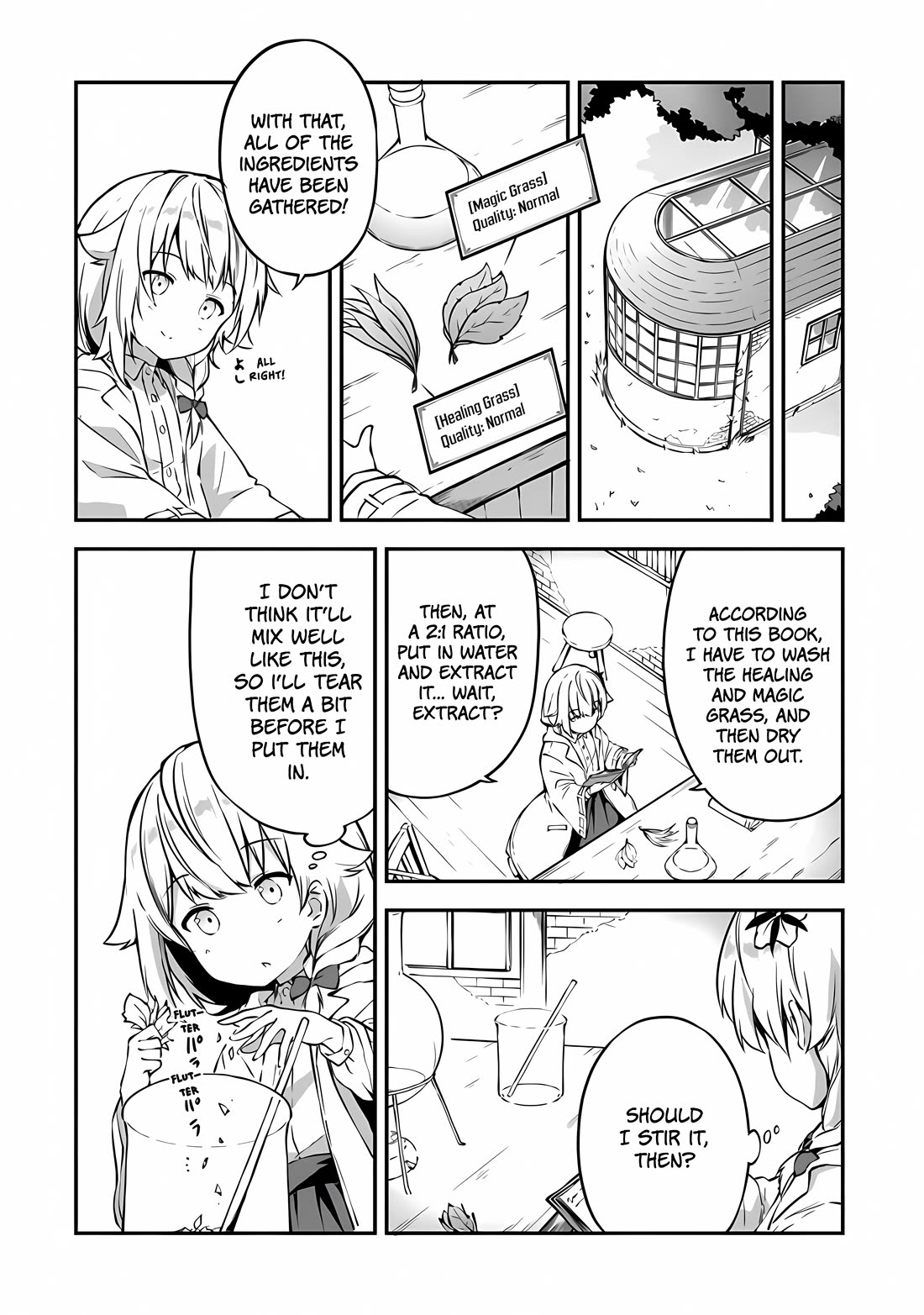 The Tale of a Little Alchemist Blessed by the Spirits Chapter 2 page 12 - Chapter 2: Let's brew a potion!