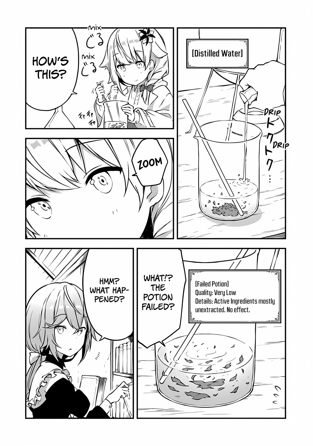 The Tale of a Little Alchemist Blessed by the Spirits Chapter 2 page 13 - Chapter 2: Let's brew a potion!