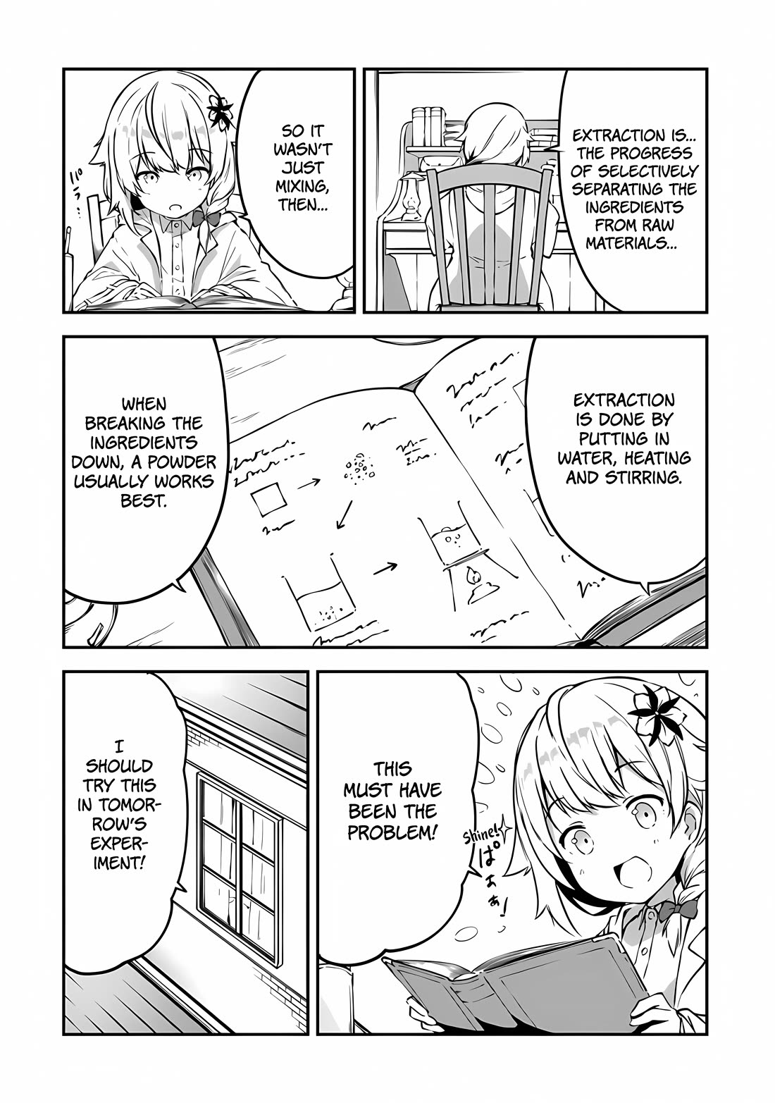 The Tale of a Little Alchemist Blessed by the Spirits Chapter 2 page 16 - Chapter 2: Let's brew a potion!