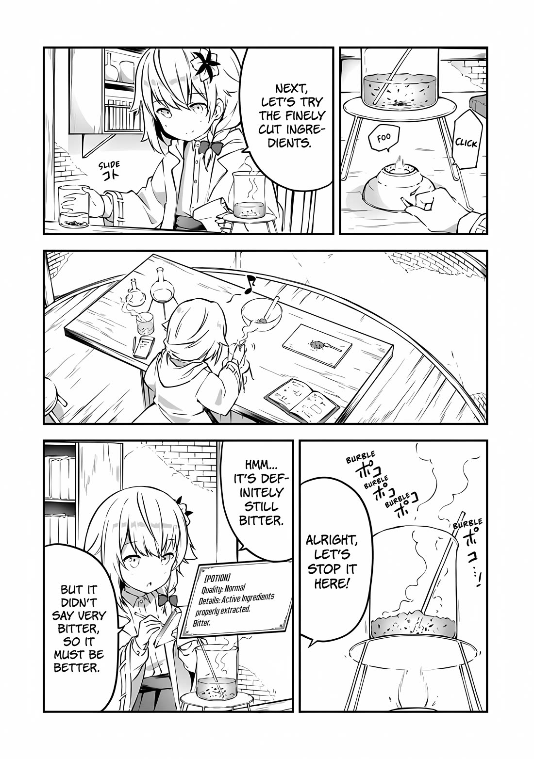The Tale of a Little Alchemist Blessed by the Spirits Chapter 2 page 21 - Chapter 2: Let's brew a potion!