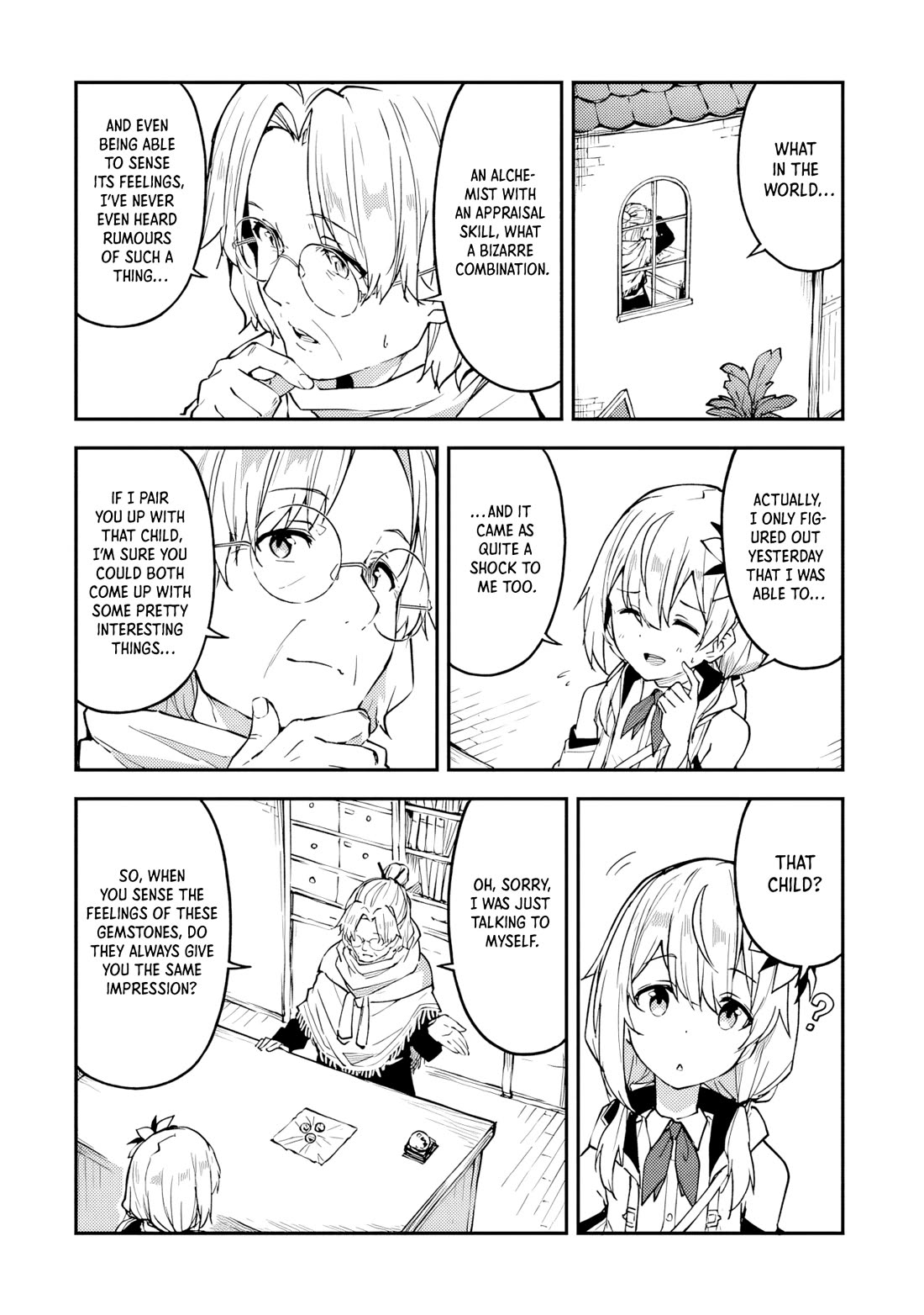 The Tale of a Little Alchemist Blessed by the Spirits Chapter 21 page 4 - Chapter 21: Appraisal Comes With Optional Extras