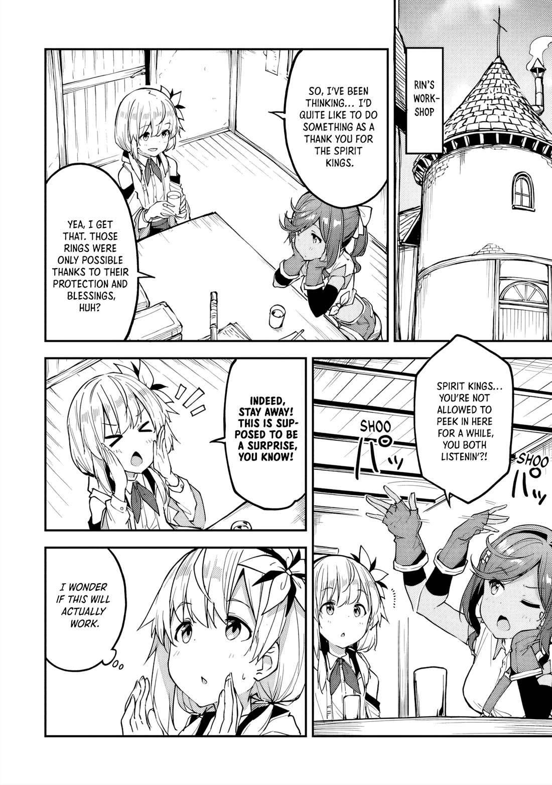 The Tale of a Little Alchemist Blessed by the Spirits Chapter 24 page 2 - Chapter 24: Presents for the Spirit Kings'