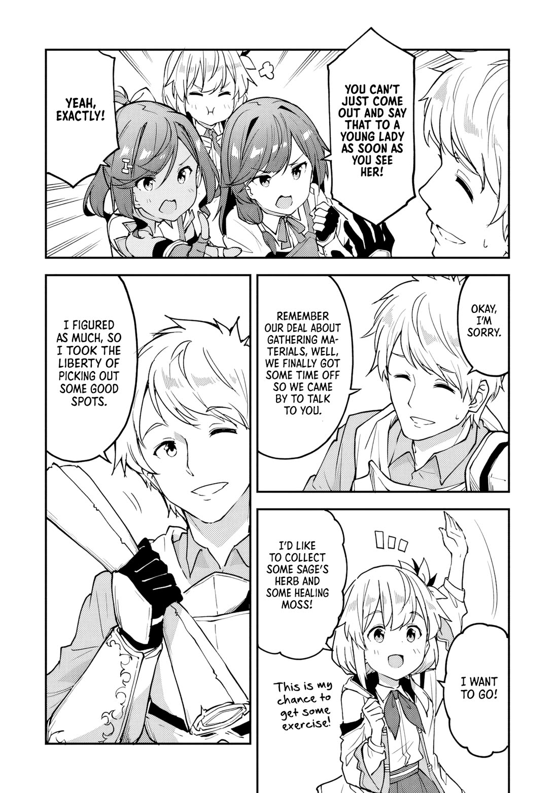 The Tale of a Little Alchemist Blessed by the Spirits Chapter 30 page 7 - Chapter 30: Let's Go Gather Some Materials (Part 1)