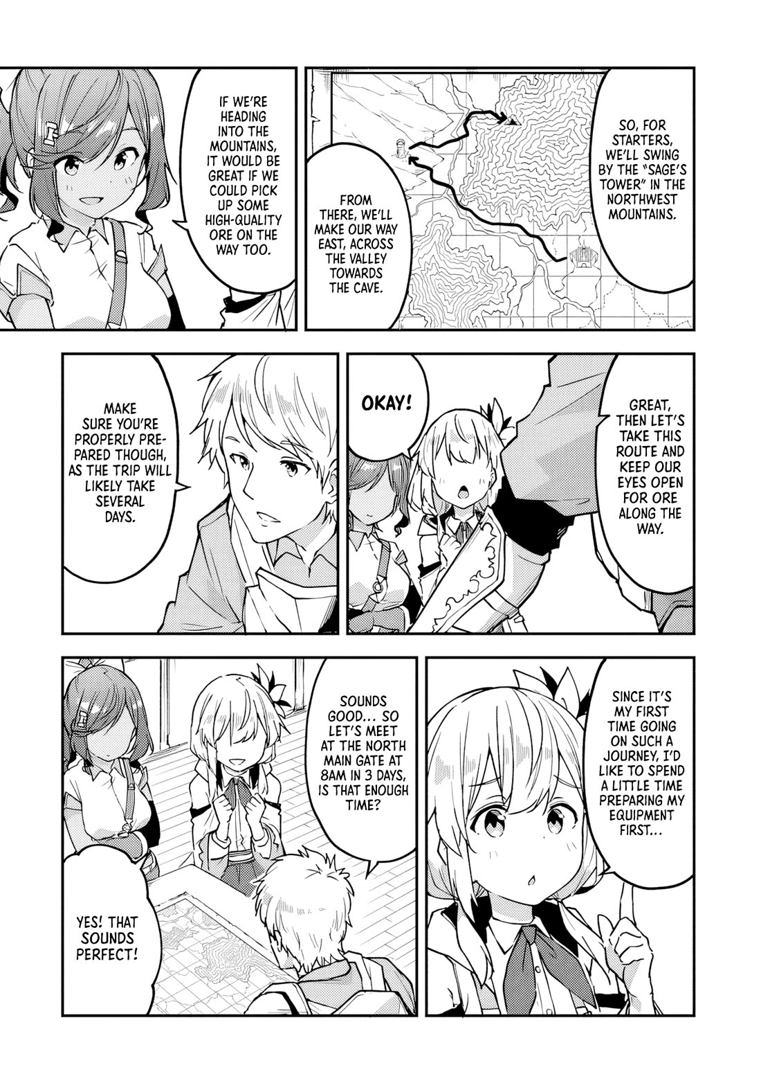 The Tale of a Little Alchemist Blessed by the Spirits Chapter 30 page 9 - Chapter 30: Let's Go Gather Some Materials (Part 1)
