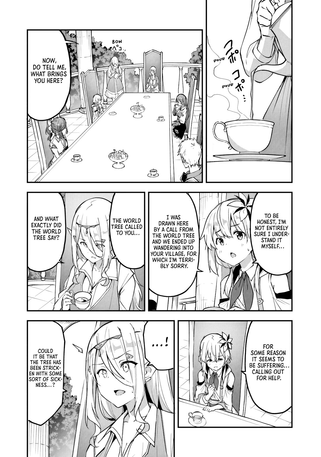 The Tale of a Little Alchemist Blessed by the Spirits Chapter 35 page 10 - Chapter 35: The Elven Village And The World Tree (Part 1)