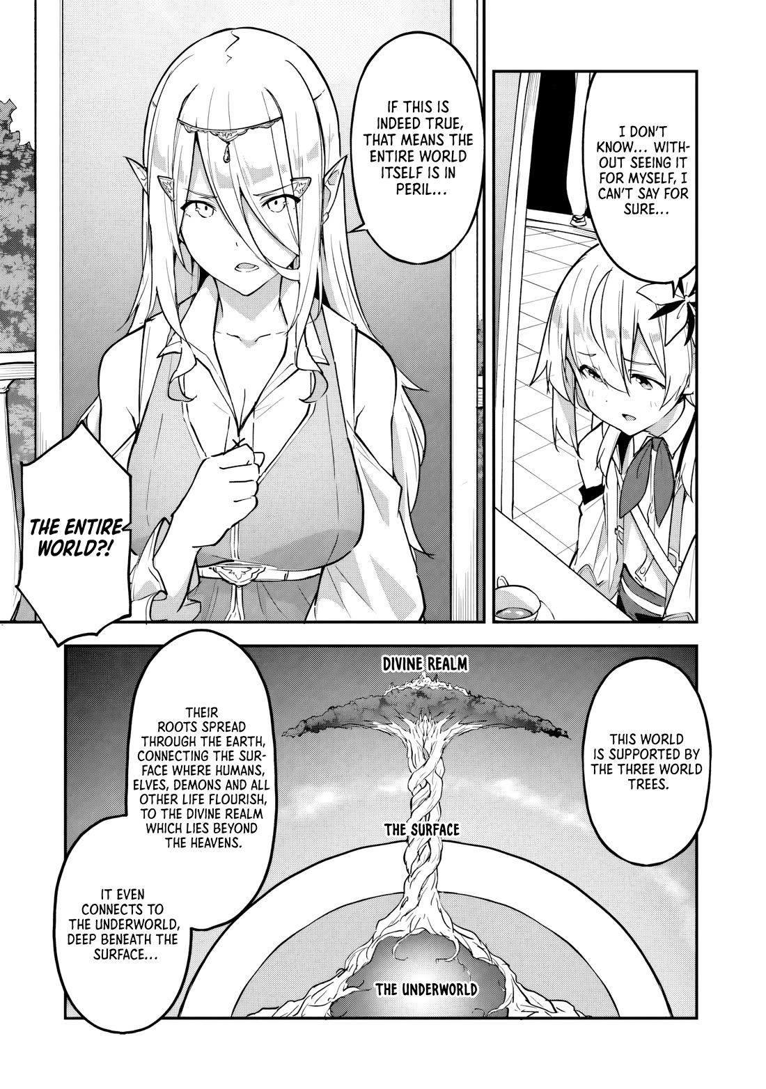 The Tale of a Little Alchemist Blessed by the Spirits Chapter 35 page 11 - Chapter 35: The Elven Village And The World Tree (Part 1)