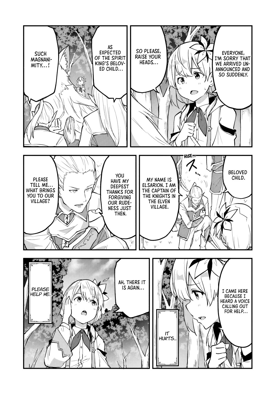 The Tale of a Little Alchemist Blessed by the Spirits Chapter 35 page 5 - Chapter 35: The Elven Village And The World Tree (Part 1)