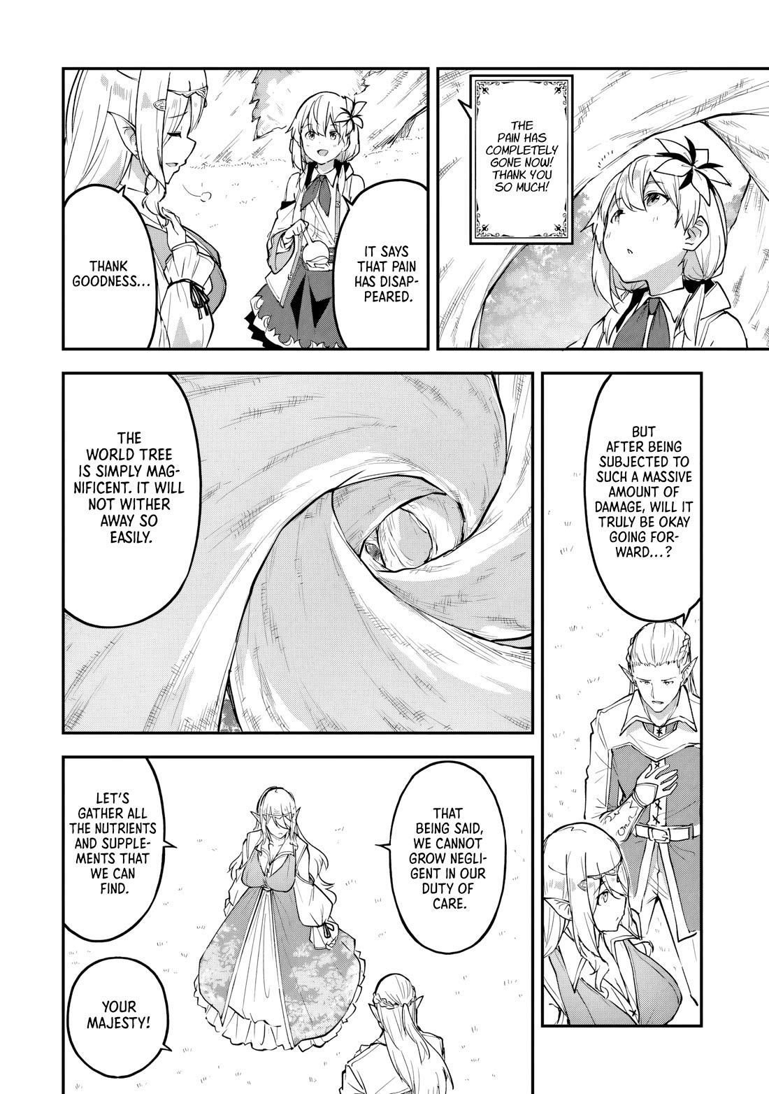 The Tale of a Little Alchemist Blessed by the Spirits Chapter 37 page 14 - Chapter 37: The Elven Village And The World Tree (Part 2)