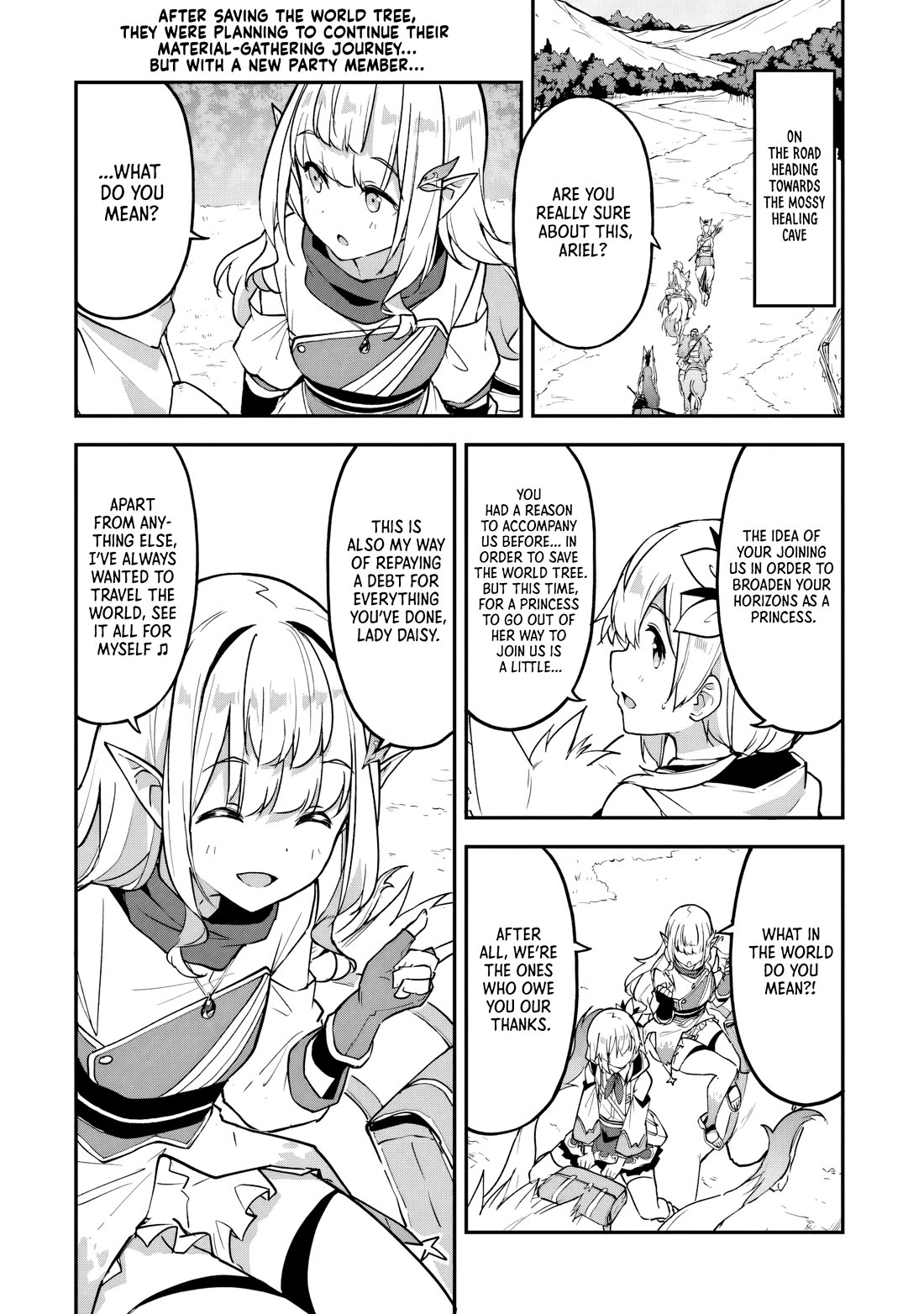 The Tale of a Little Alchemist Blessed by the Spirits Chapter 38 page 2 - Chapter 38: The Elven Princess And The Mossy Healing Cave