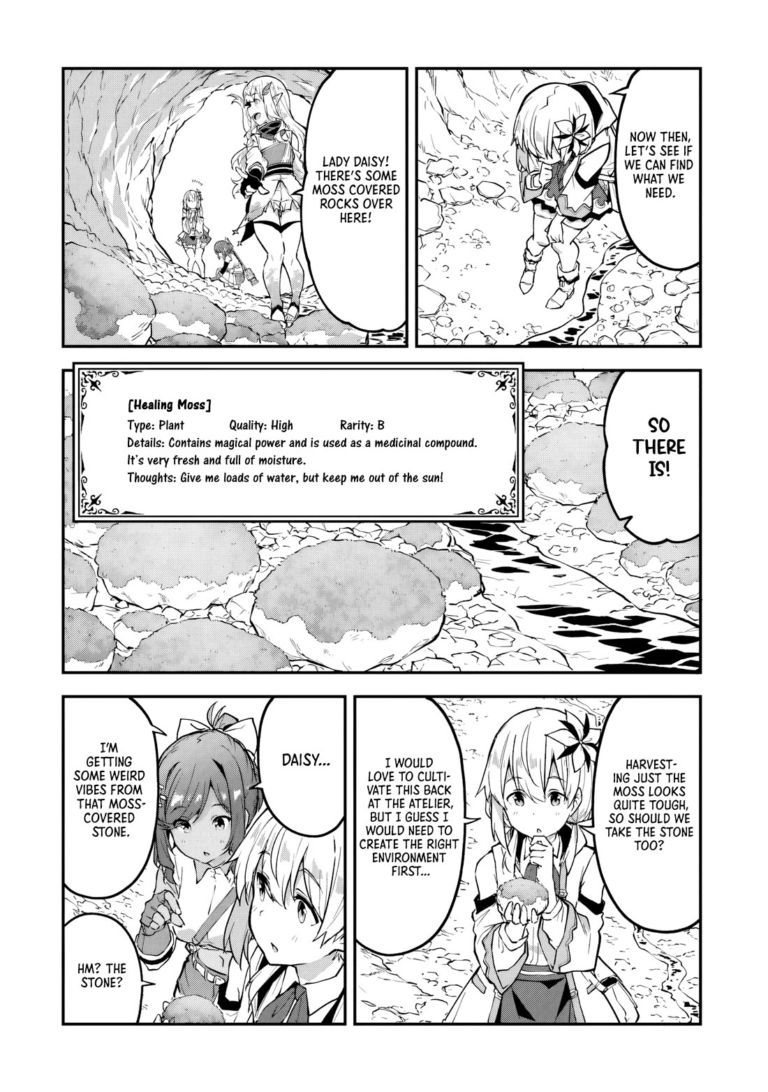 The Tale of a Little Alchemist Blessed by the Spirits Chapter 38 page 8 - Chapter 38: The Elven Princess And The Mossy Healing Cave