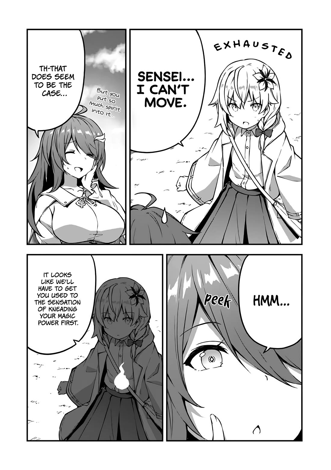 The Tale of a Little Alchemist Blessed by the Spirits Chapter 4 page 10 - Chapter 4: Practicing Magic for the First Time.