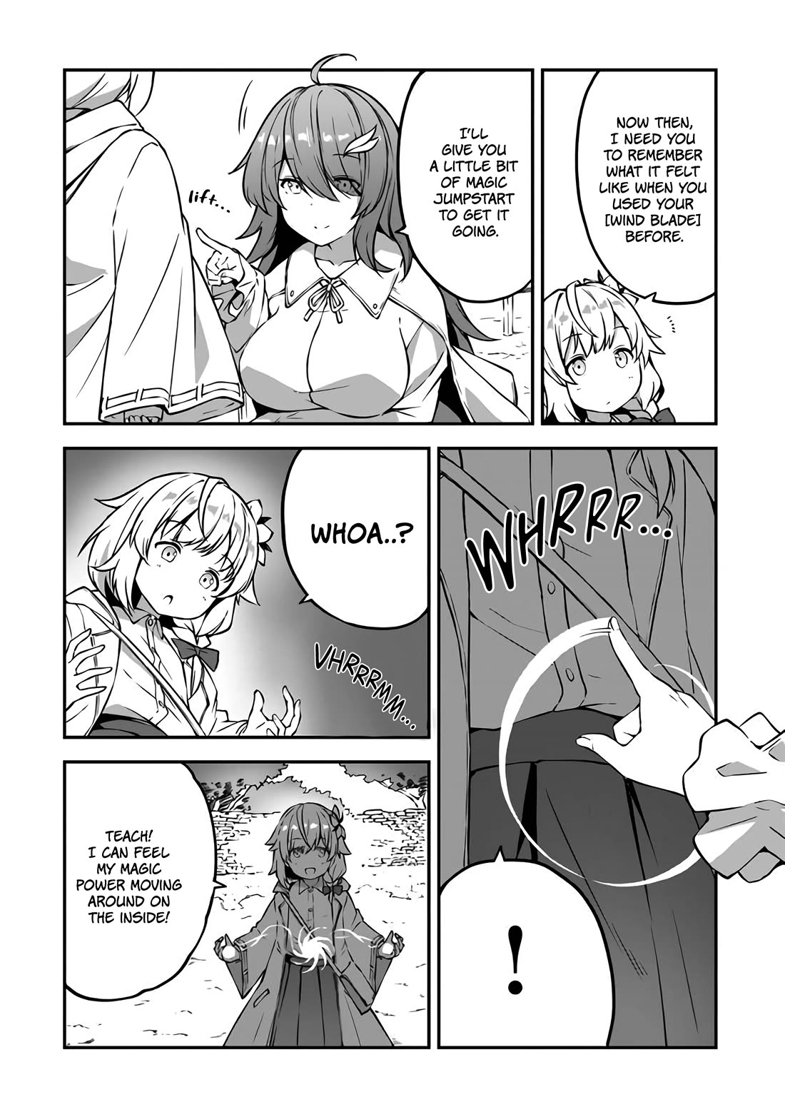 The Tale of a Little Alchemist Blessed by the Spirits Chapter 4 page 11 - Chapter 4: Practicing Magic for the First Time.