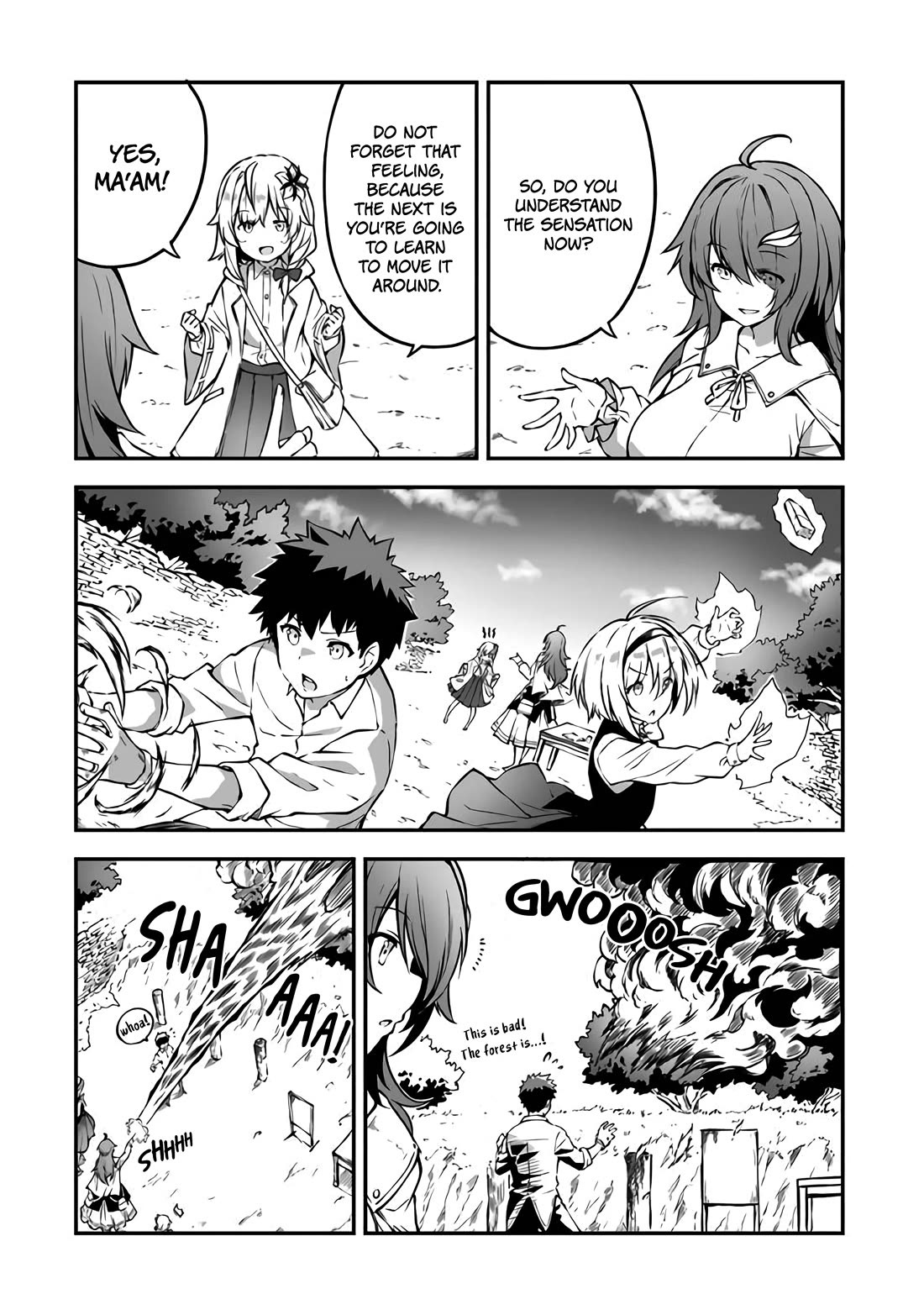 The Tale of a Little Alchemist Blessed by the Spirits Chapter 4 page 12 - Chapter 4: Practicing Magic for the First Time.