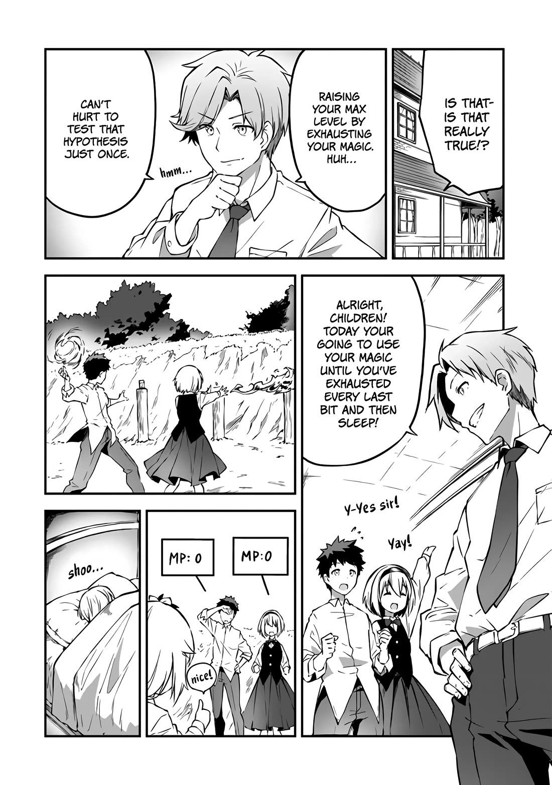 The Tale of a Little Alchemist Blessed by the Spirits Chapter 4 page 17 - Chapter 4: Practicing Magic for the First Time.