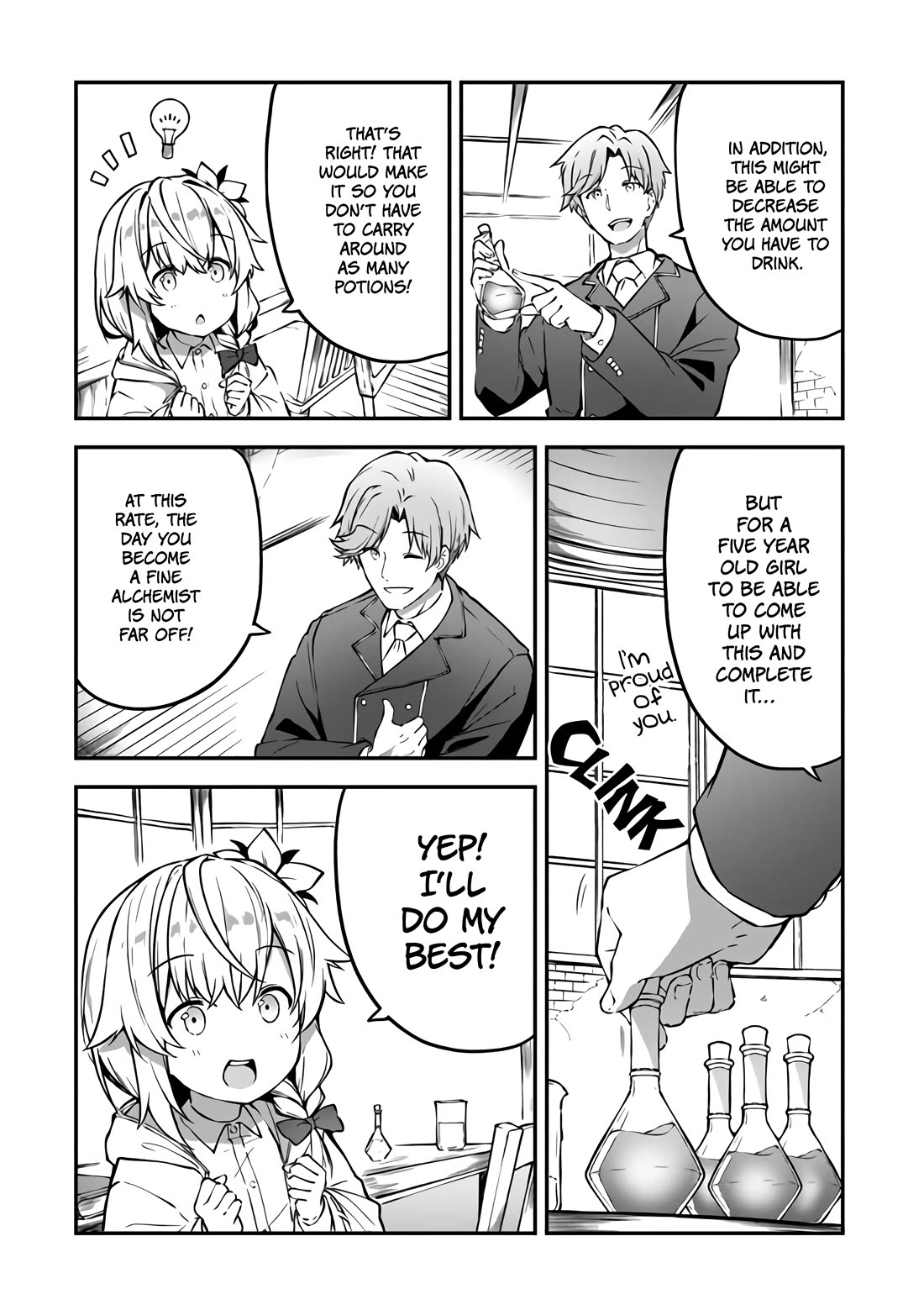 The Tale of a Little Alchemist Blessed by the Spirits Chapter 4 page 27 - Chapter 4: Practicing Magic for the First Time.