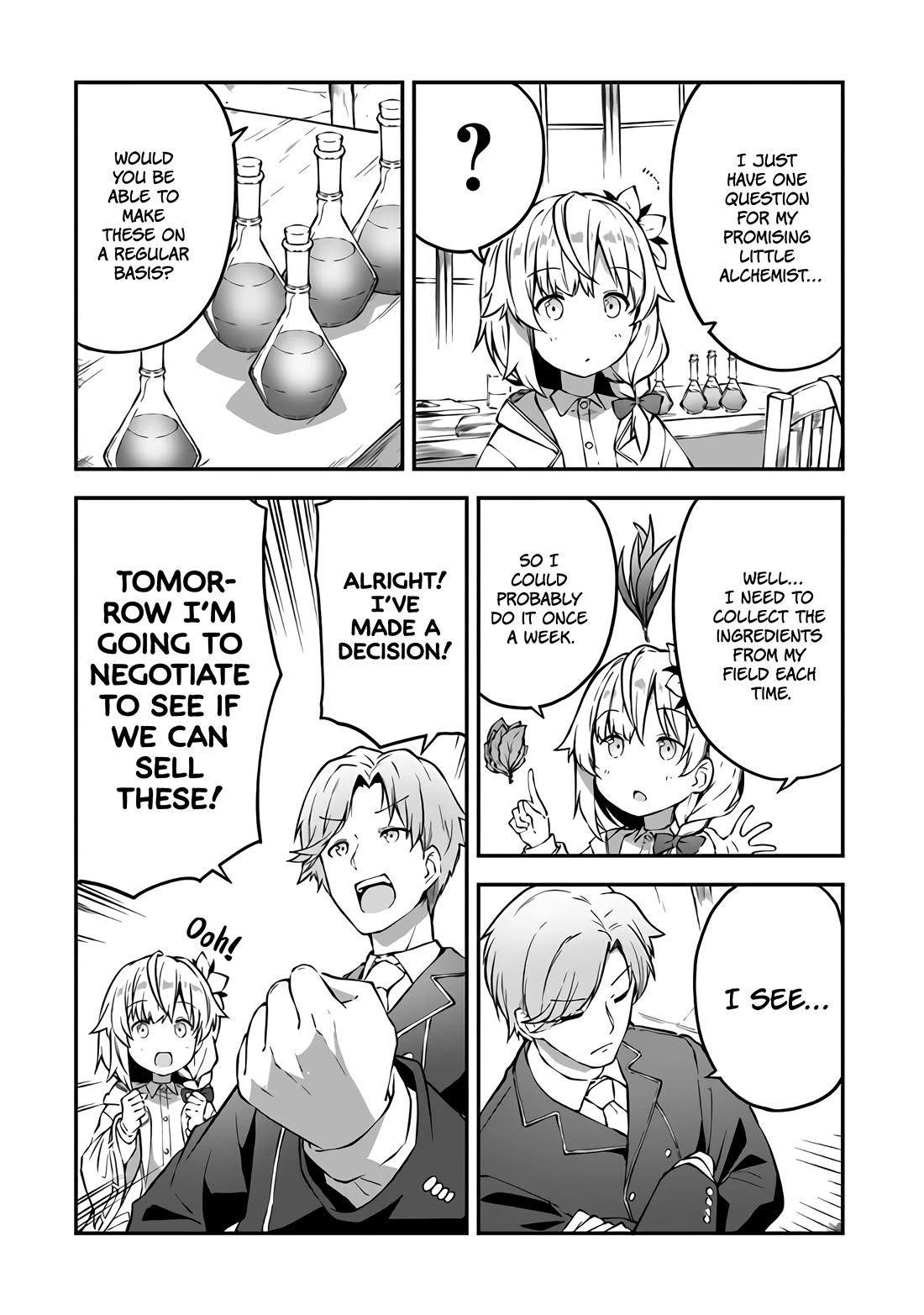 The Tale of a Little Alchemist Blessed by the Spirits Chapter 4 page 28 - Chapter 4: Practicing Magic for the First Time.