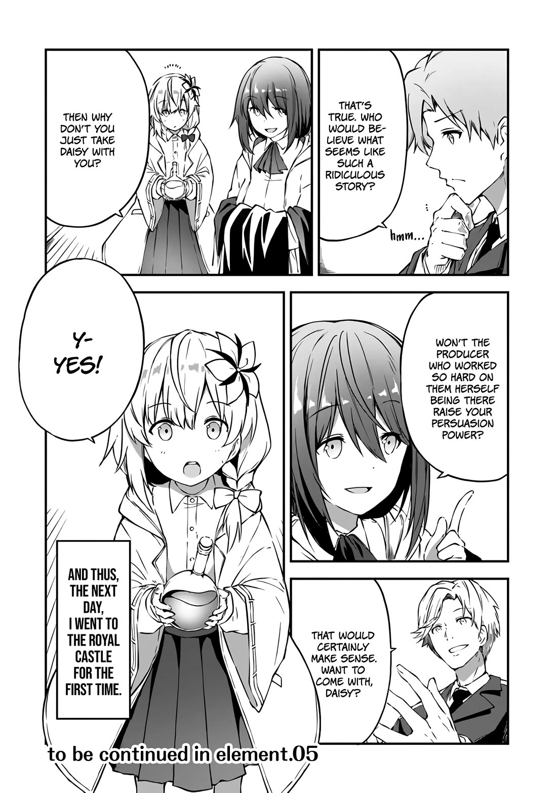 The Tale of a Little Alchemist Blessed by the Spirits Chapter 4 page 32 - Chapter 4: Practicing Magic for the First Time.