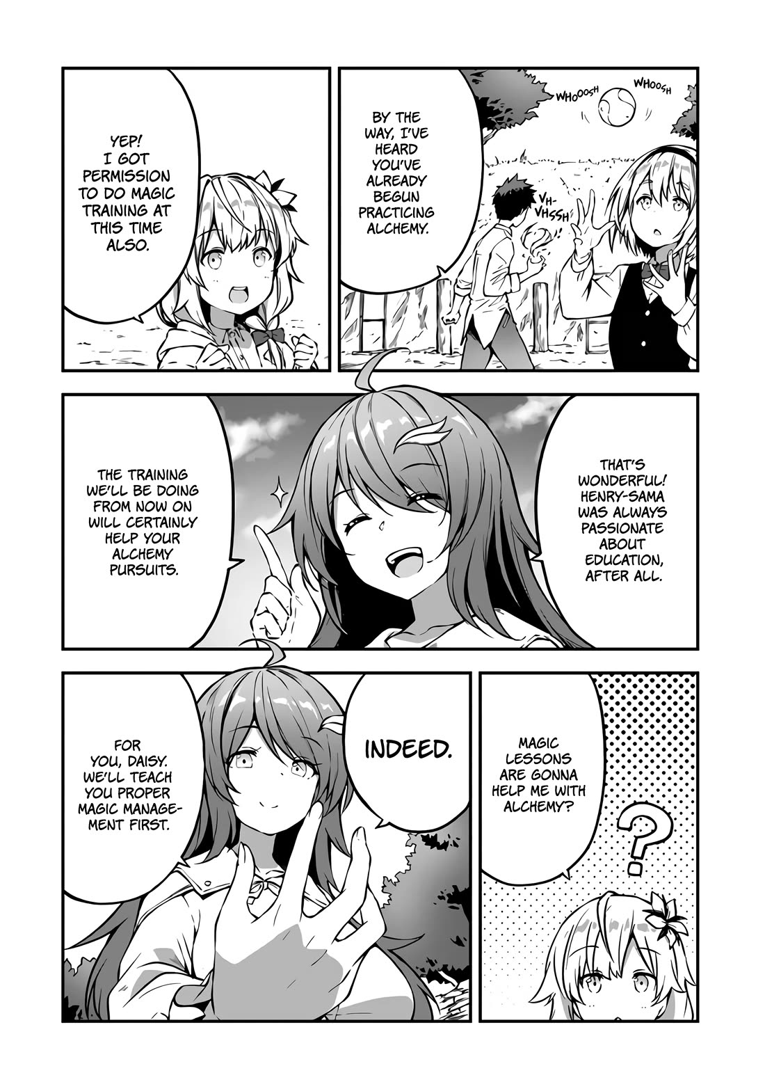 The Tale of a Little Alchemist Blessed by the Spirits Chapter 4 page 6 - Chapter 4: Practicing Magic for the First Time.