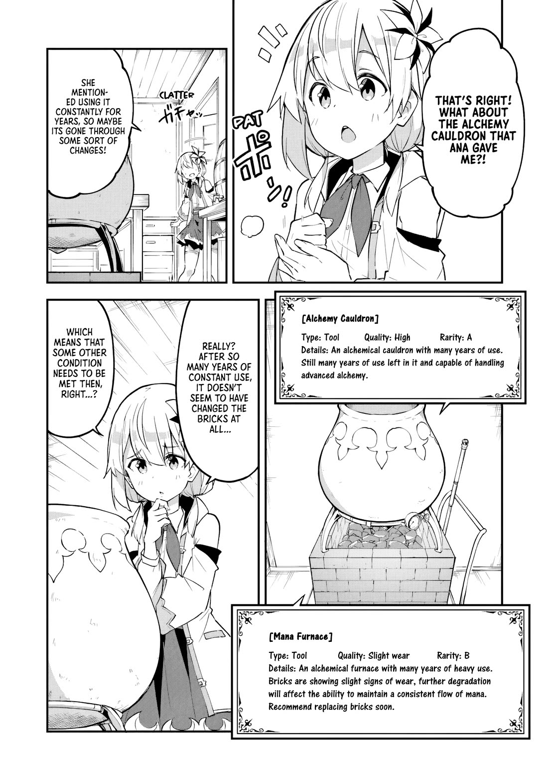 The Tale of a Little Alchemist Blessed by the Spirits Chapter 43 page 5 - Chapter 43: Creating Alchemist's Equipment (Part 1)
