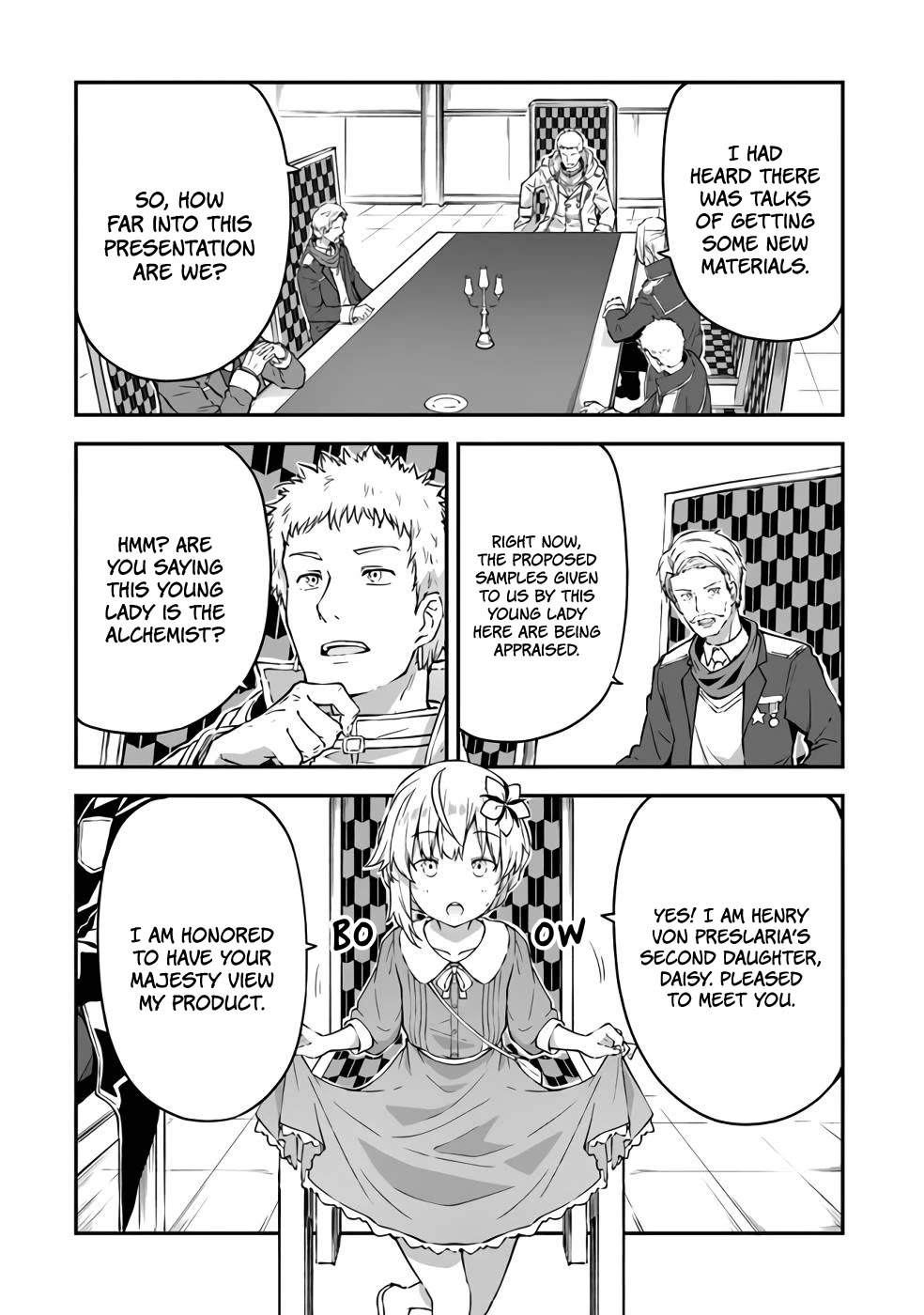 The Tale of a Little Alchemist Blessed by the Spirits Chapter 5 page 12 - Chapter 5: Negotiations with the Royal Capital.