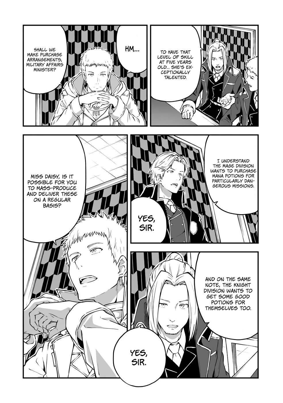 The Tale of a Little Alchemist Blessed by the Spirits Chapter 5 page 14 - Chapter 5: Negotiations with the Royal Capital.