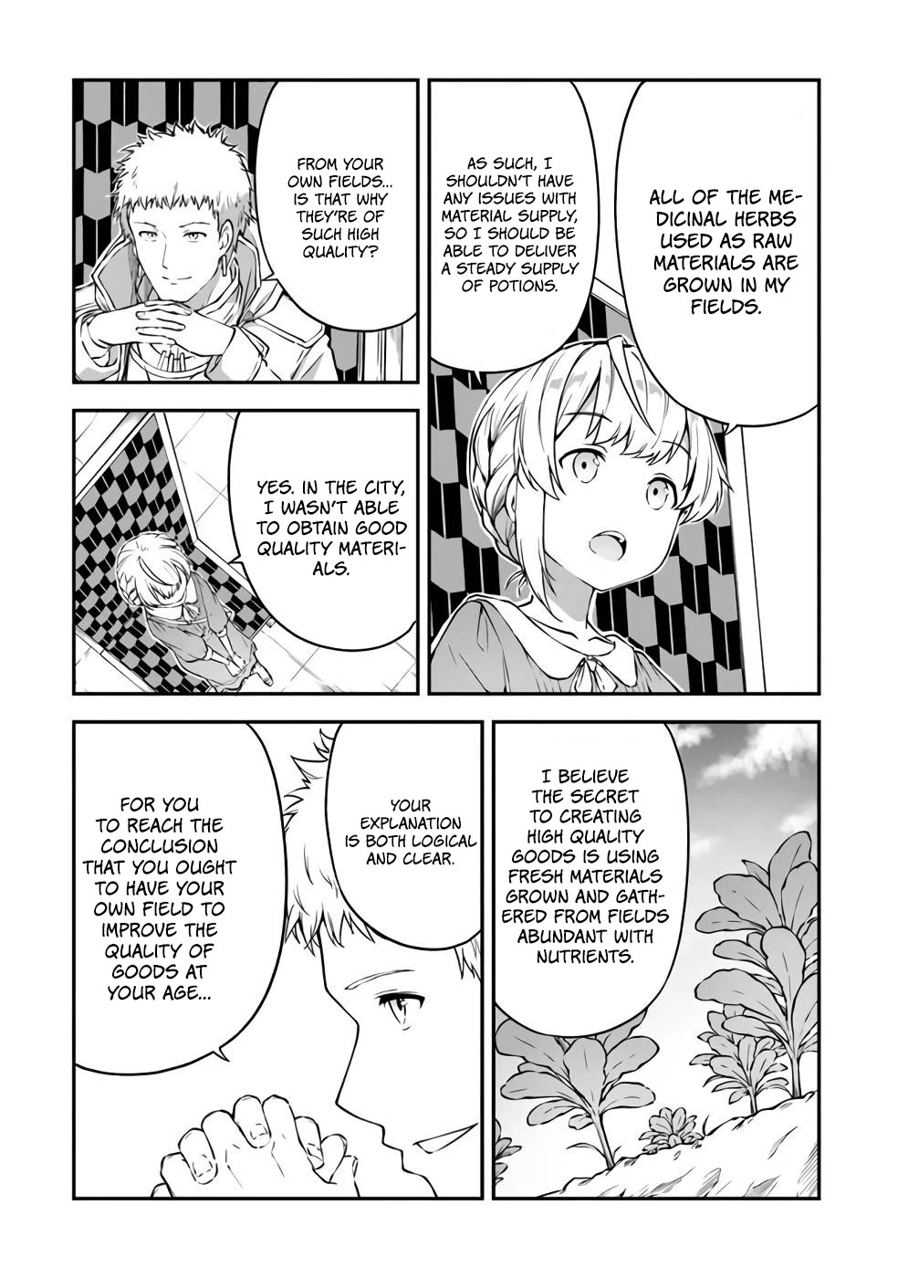 The Tale of a Little Alchemist Blessed by the Spirits Chapter 5 page 15 - Chapter 5: Negotiations with the Royal Capital.