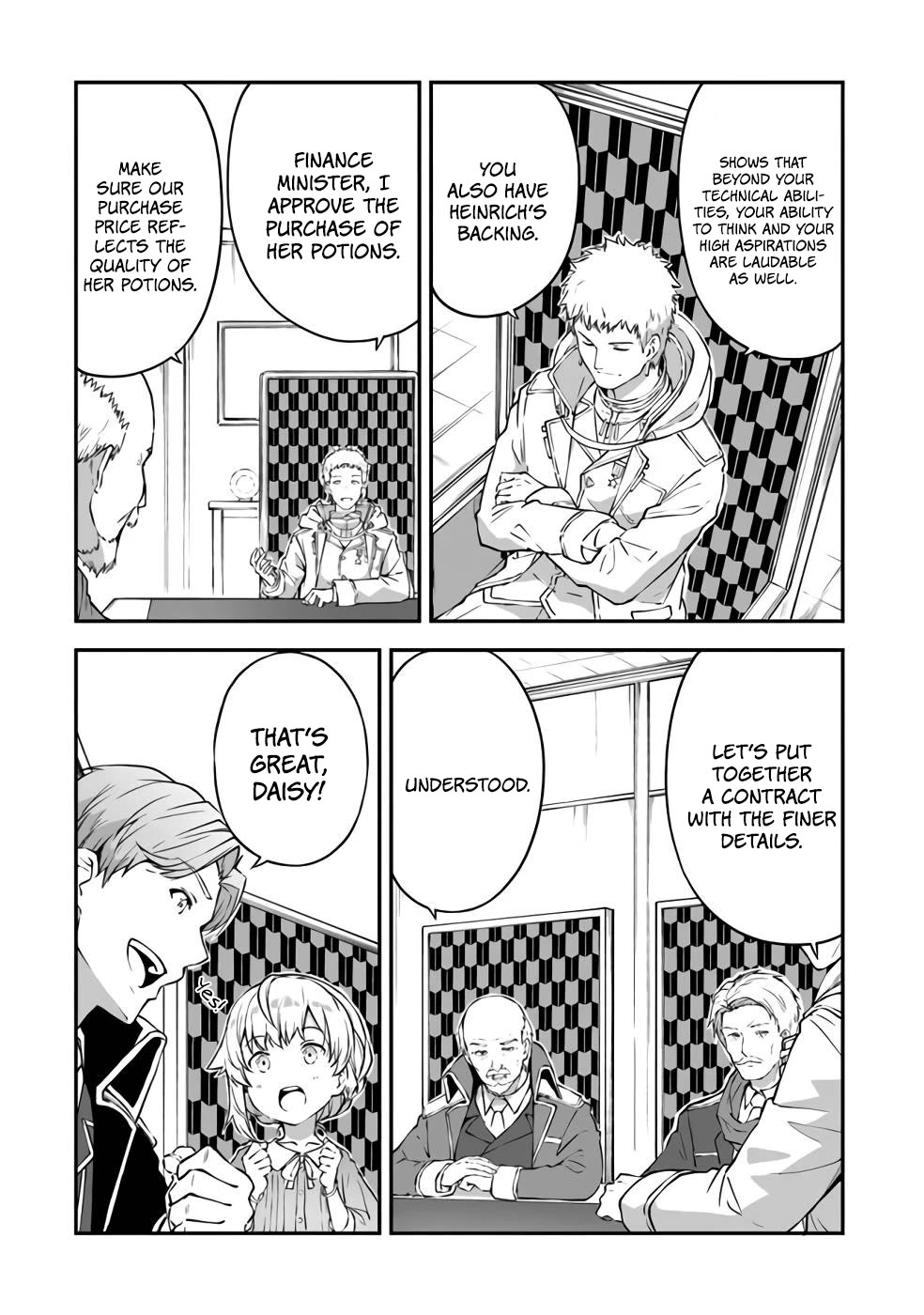 The Tale of a Little Alchemist Blessed by the Spirits Chapter 5 page 16 - Chapter 5: Negotiations with the Royal Capital.
