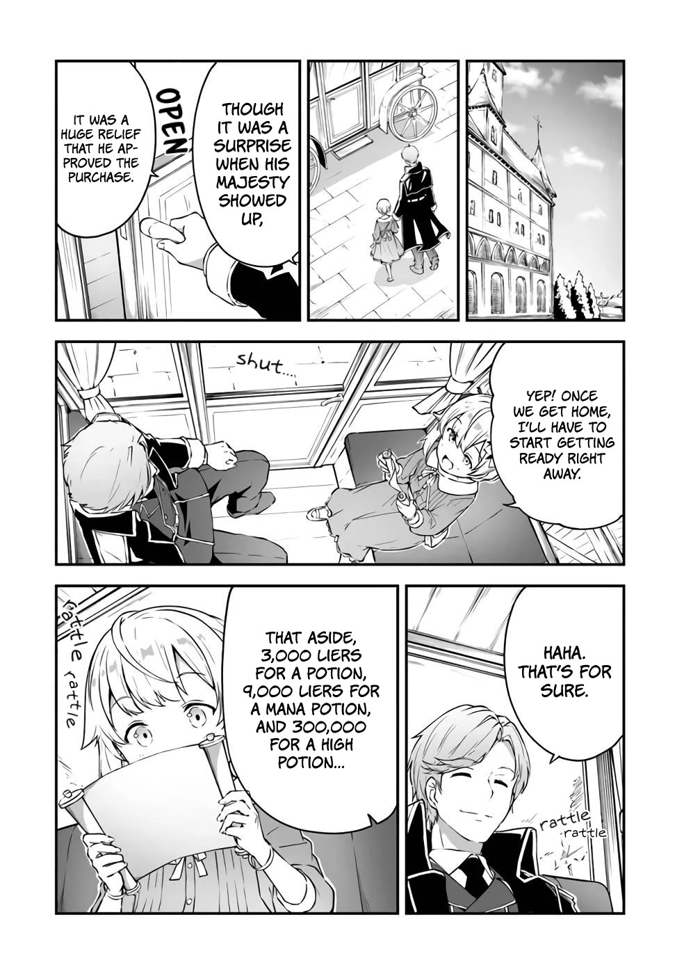 The Tale of a Little Alchemist Blessed by the Spirits Chapter 5 page 19 - Chapter 5: Negotiations with the Royal Capital.